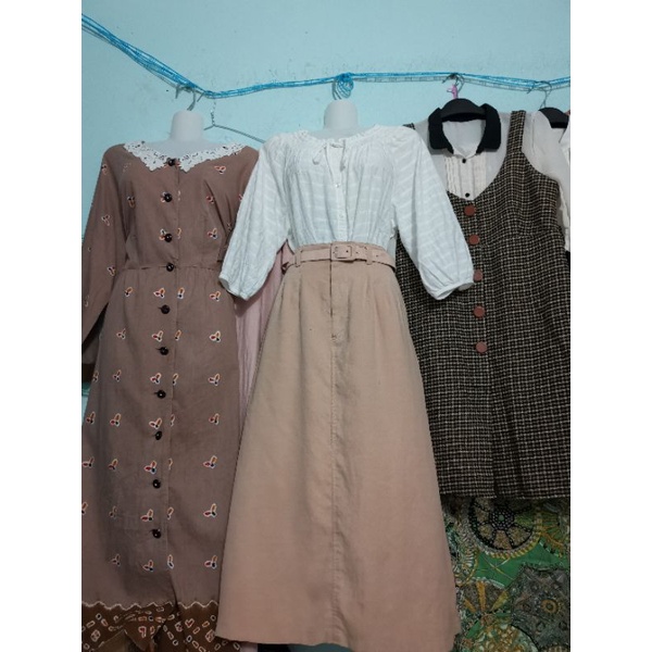 đầm vintage chốt live