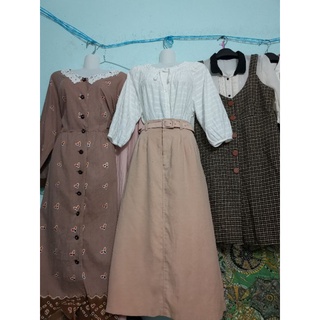 đầm vintage chốt live