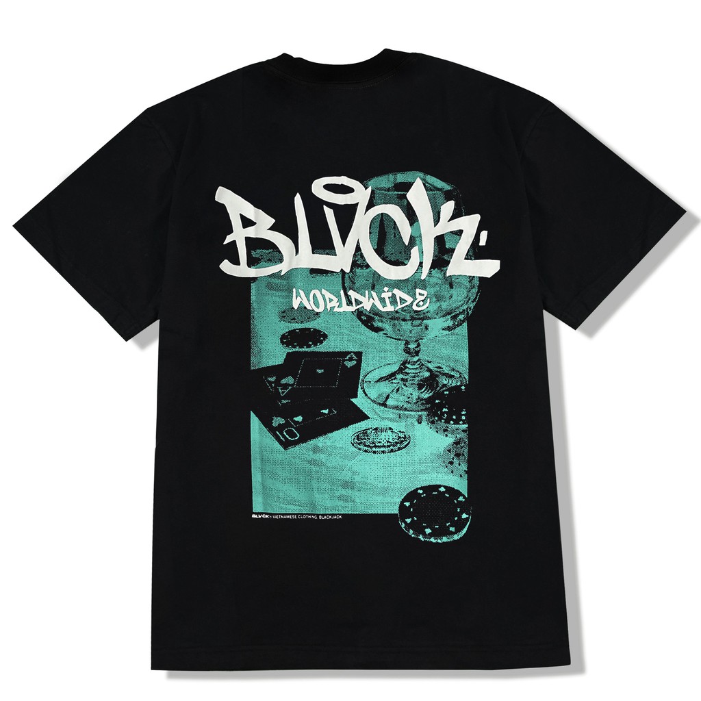 Áo thun BLVCK Blackjack - Màu đen | BigBuy360 - bigbuy360.vn
