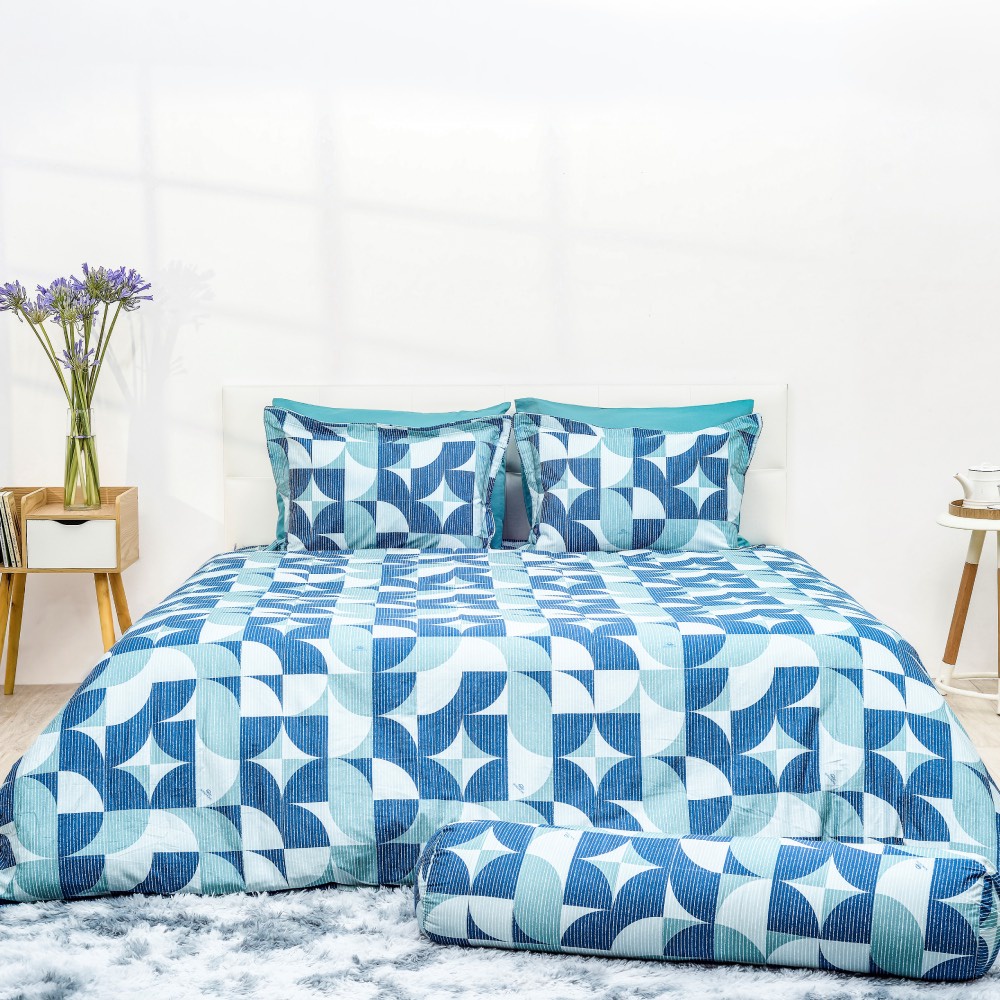 Bộ chăn ga gối Sông Hồng SH_BC22 058 chất cotton