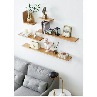 Combo 5 kệ gỗ treo tường gỗ mdf lõi xanh nhập khẩu