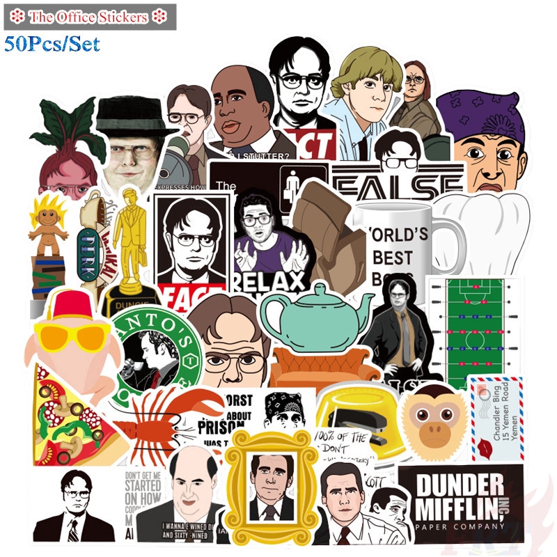 ❉ The Office - Series 03 Stickers ❉ 50Pcs/Set TV Show Fashion Mixed Doodle Stickers