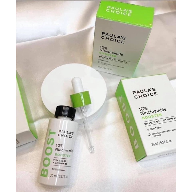 Tinh chất se khít lỗ chân lông làm sáng da Paula’s Choice 10% Niacinamide Booster 20ml