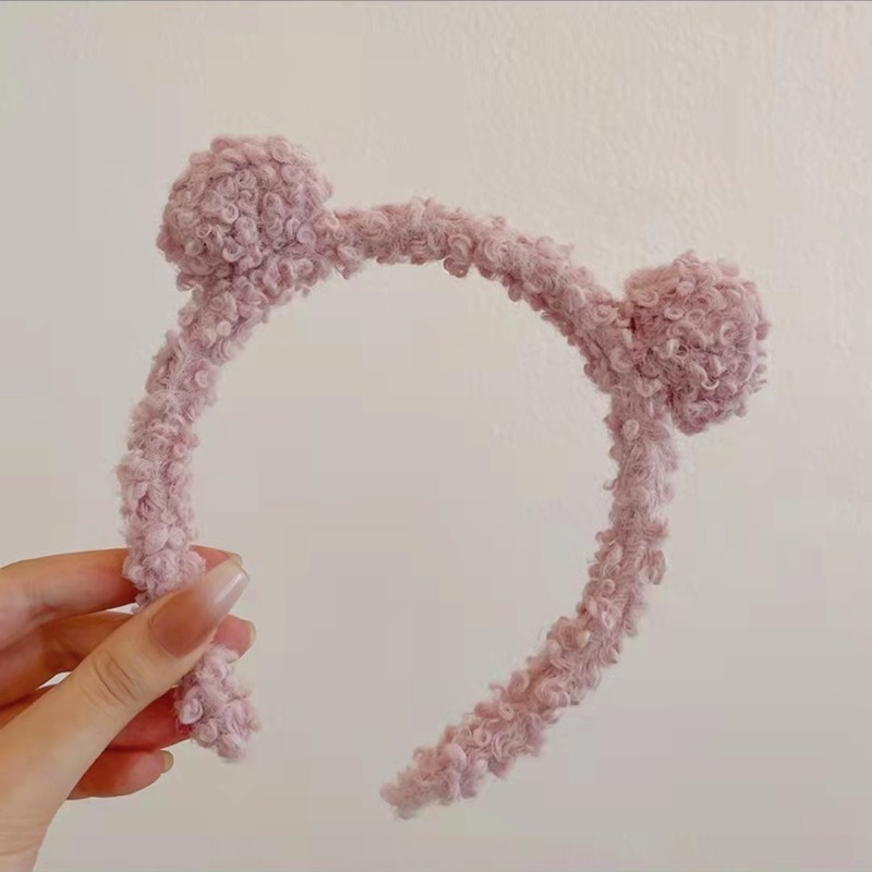 Băng đô hình gấu nhồi bông kiểu Hàn Quốc dễ thương