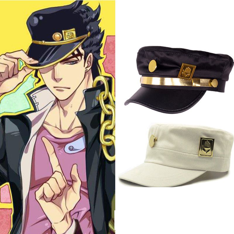 Người hâm mộ mũ quân đội Jojo Jotaro Kujo cho Anime