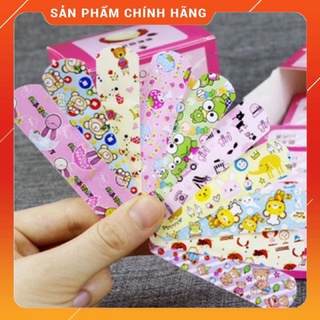 Hộp 100 miếng dán băng gâu y tế