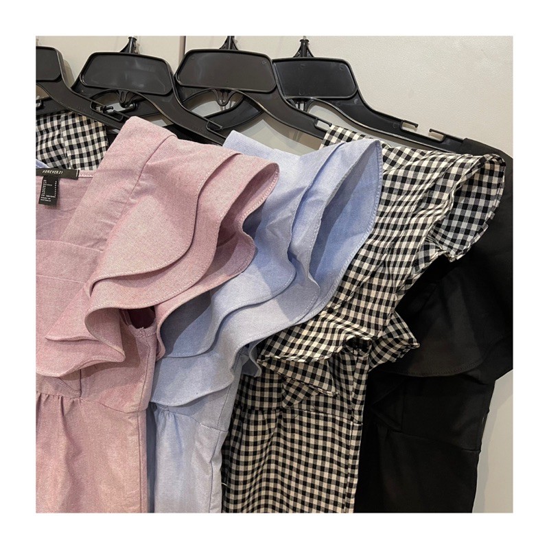 Đầm Suông Tay Cánh Tiên Cột Nơ Sau F.21