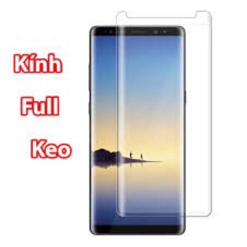 kính cường lực sam sung S8, S7 edge full keo Tia UV cao cấp