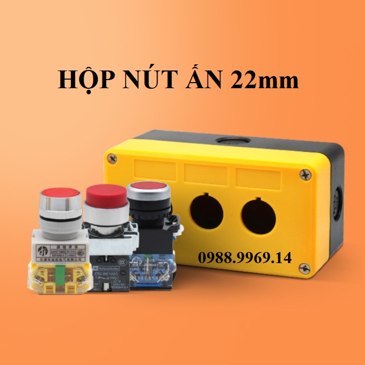 Hộp Nút Nhấn Lỗ 22mm có chống nước