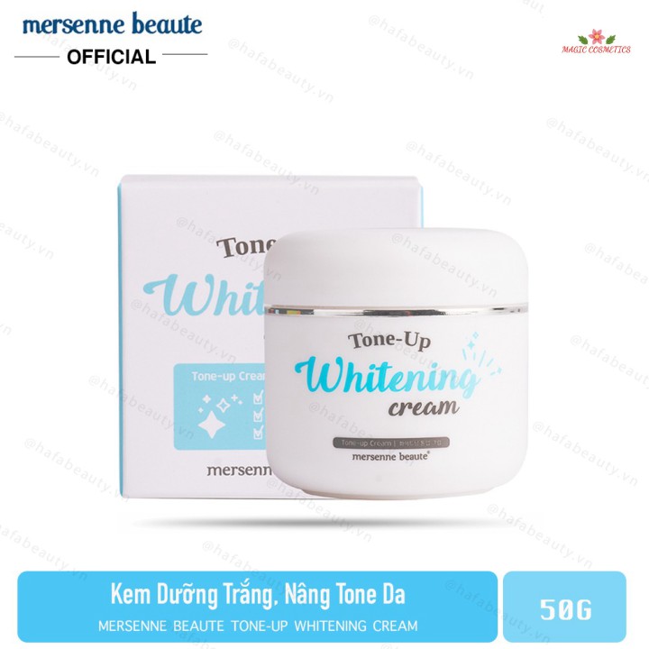 [Mã giảm giá] Kem dưỡng trắng nâng tone da Mersenne Beaute Tone Up Whitening Cream 50g