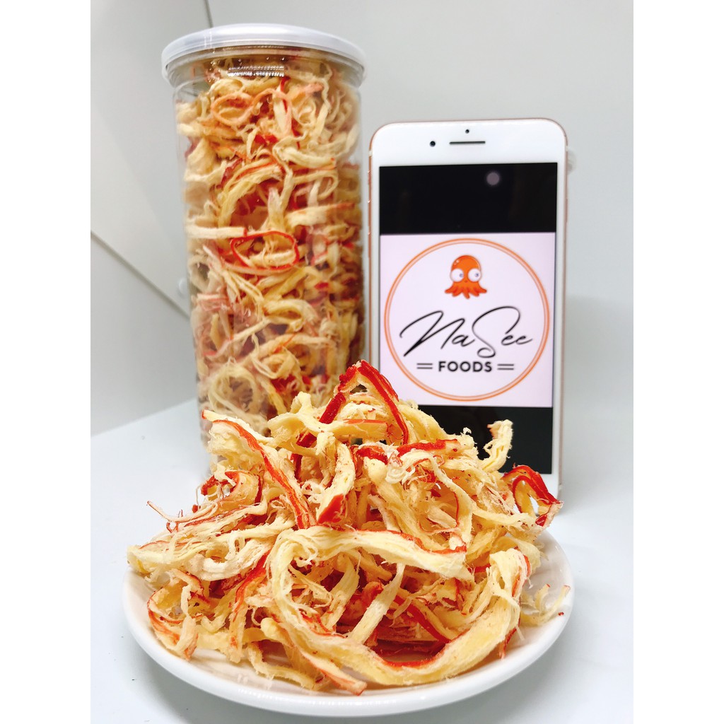 HỘP PET 300GR - MỰC XÉ HẤP NƯỚC CỐT DỪA - HÀNG LOẠI 1 ĐẶC BIỆT - TIÊU CHUẨN XUẤT KHẨU