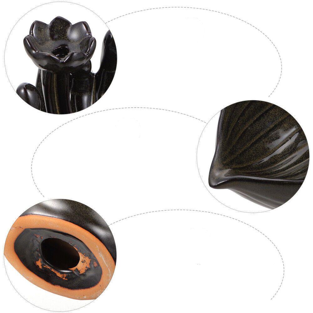 LAKAMIER Đế Đốt Trầm Hương Bằng Sứ Thủ Công Tinh Xảo Có Giá Đỡ