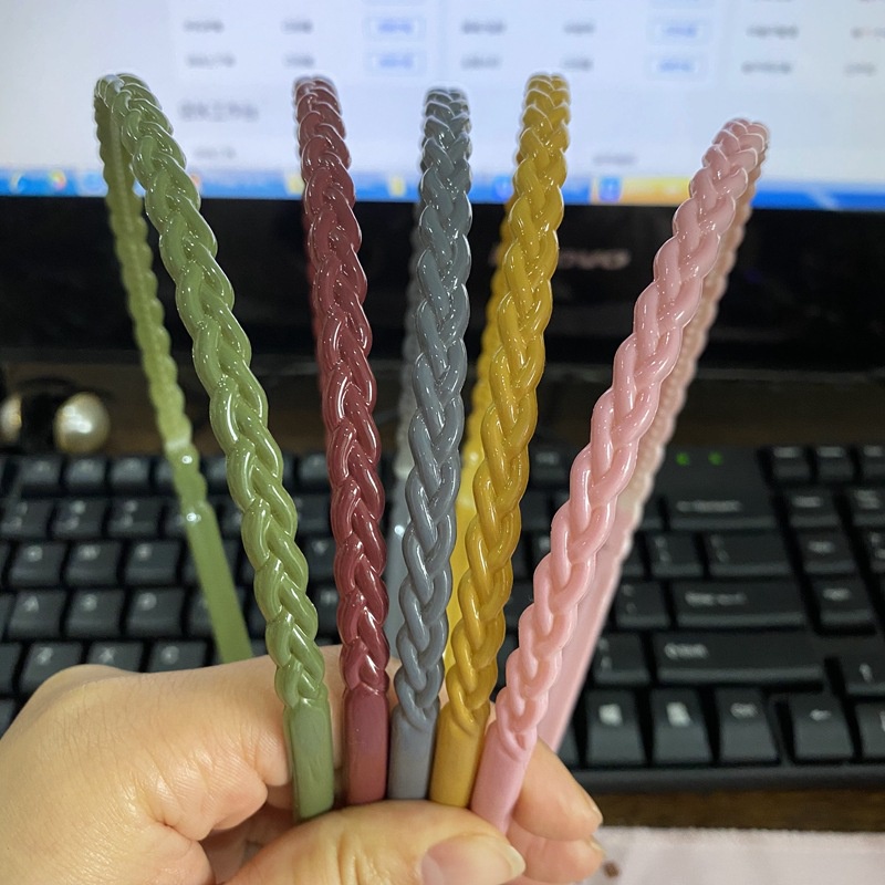 Bờm cài tóc nam nữ unisex bản to phong cách hiện đại