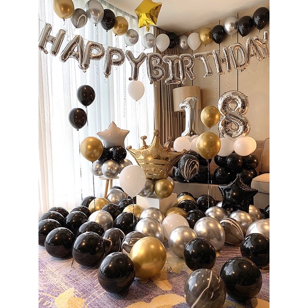 Set bóng trang trí sinh nhật cho người lớn NL01-09