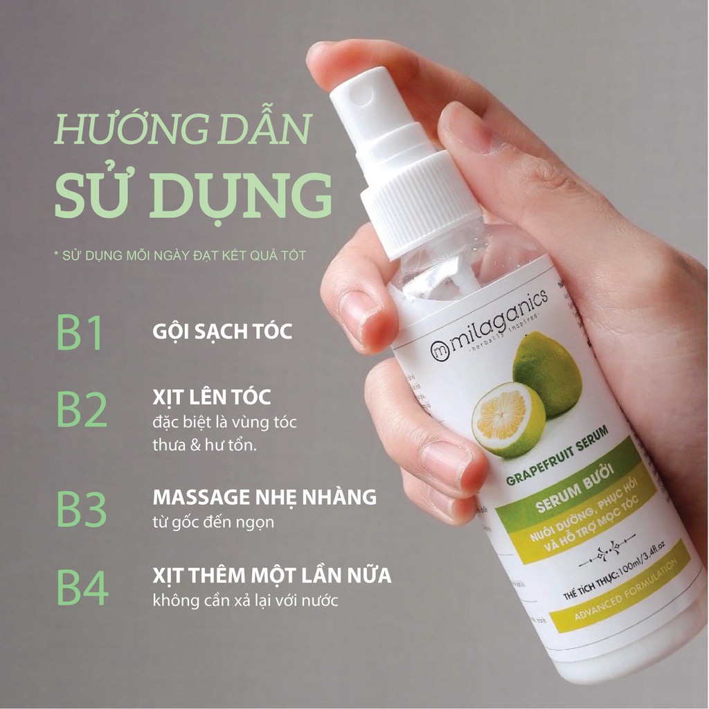 Serum Bưởi Milaganics (100ml)