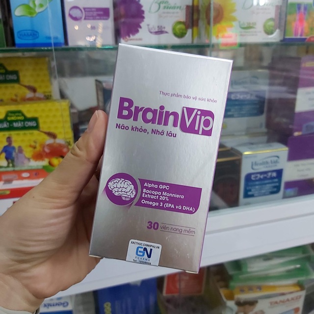 VIÊN UỐNG BỔ NÃO BRAIN VIP - TĂNG CƯỜNG TRÍ NHỚ