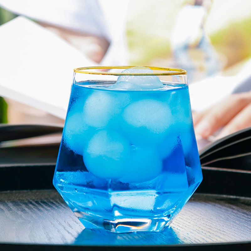 Ly uống rượu whiskey bằng thủy tinh hình lục giác độc đáo sáng tạo