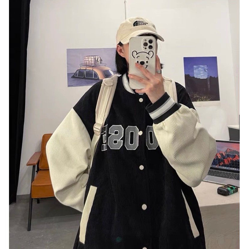 SALE Áo khoác nỉ bomber nam nữ CHOOSE, Áo sweater hoodie nam nữ from rộng unisex