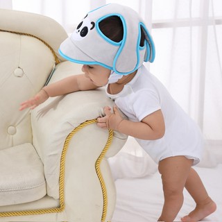 Combo mũ bảo hiểm + bọc đầu gối cho bé tập bò, tập đi