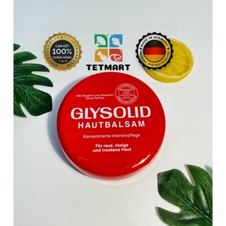 2 hộp Kem dưỡng da tay Glysolid, Hàng chính hãng chuẩn Đức 100%, lọ to 100ml, chuyên cho da khô, viêm da, nứt nẻ, á sừng