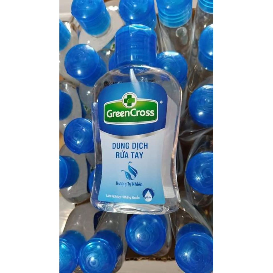 Nước Rửa Tay khô GREEN CROSS chai nhỏ bỏ túi 100ml cho cả em bé | BigBuy360 - bigbuy360.vn