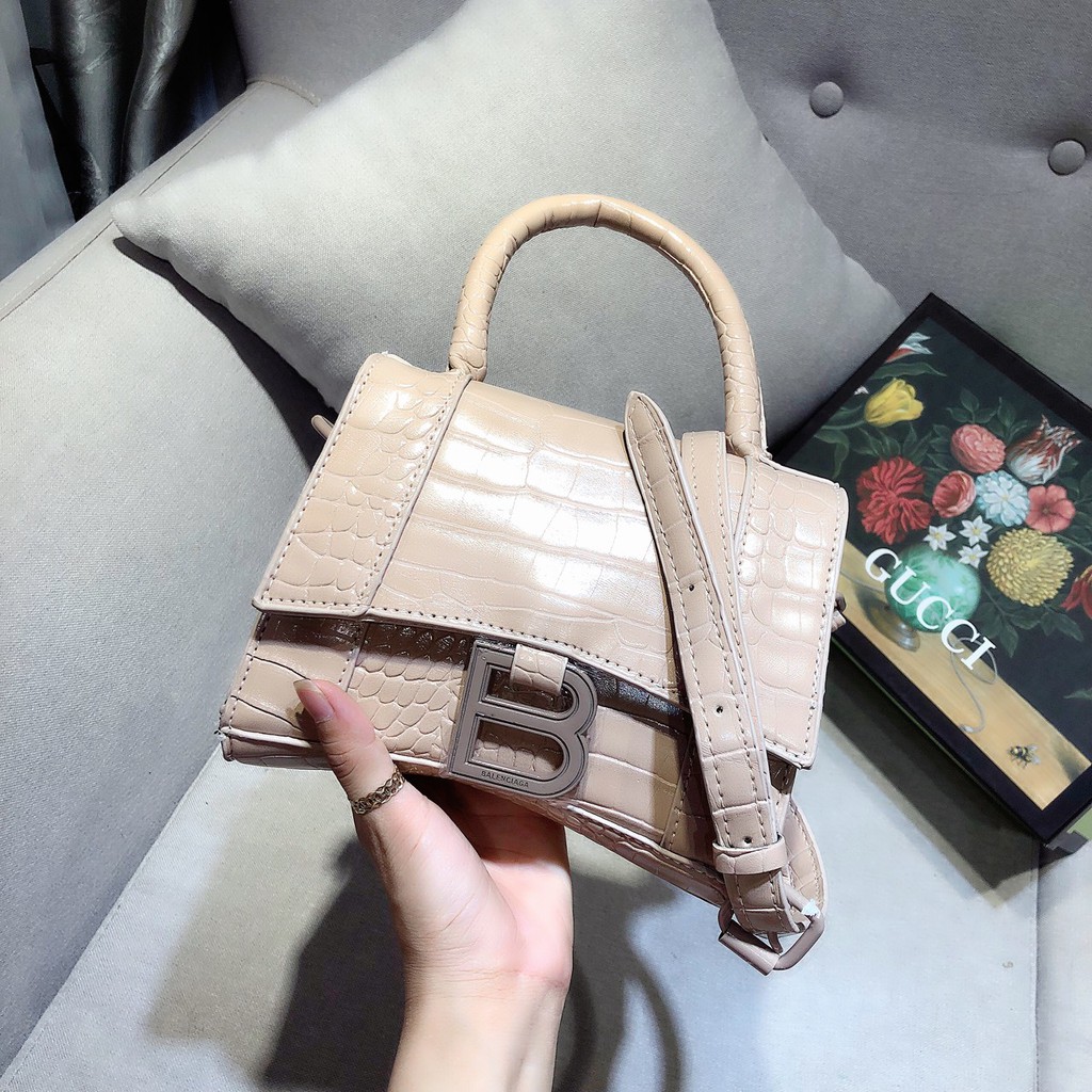Túi xách nữ balen chữ B da cá sấu giá rẻ HT46 | BigBuy360 - bigbuy360.vn