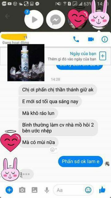 phấn lạnh ZN trị hôi nách hôi chân