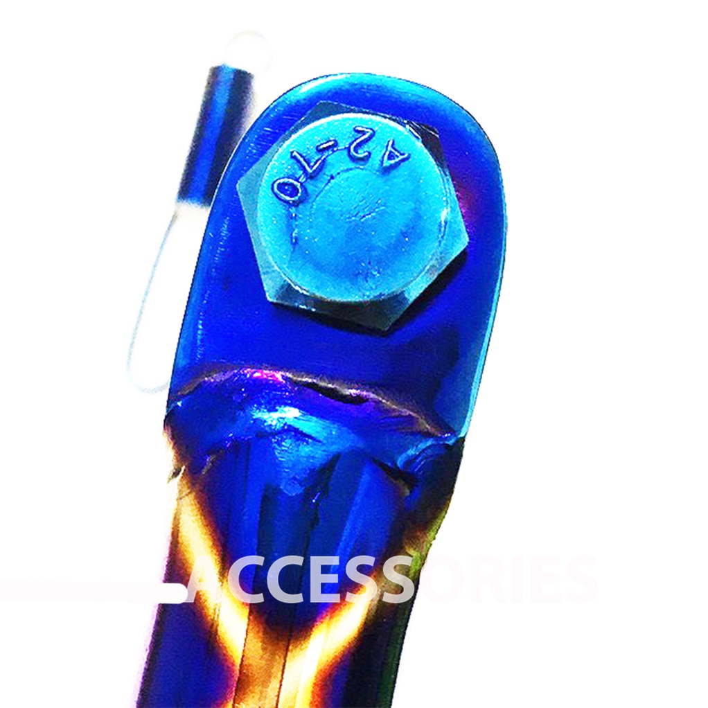 Chân Chống Xe Máy Phổ thông Như Ex/Winner/Sonic/Wave/Sirius Màu Titan Cao Cấp 10li PKPH