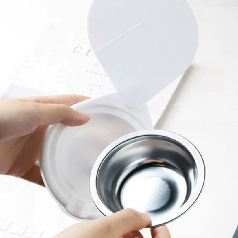 Gạt tàn thuốc lá tàng hình hai lớp độc lạ bằng thép không gỉ gắn ẩn dưới bàn xoay