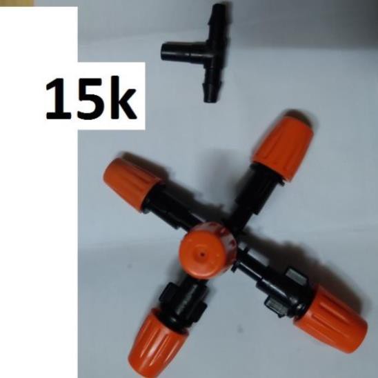 Béc phun sương 5 hướng TƯỚI CÂY -LÀM MÁT NHÀ (giành cho diện tích vuông và rộng) - HV Store 144