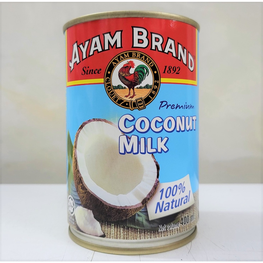 [Hộp 400ml – XANH NHẠT] NƯỚC CỐT DỪA [Malaysia] AYAM Premium Coconut Milk (halal)