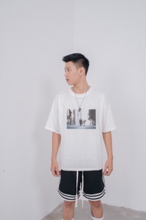 Áo longtee Leon Montana trắng Brocode