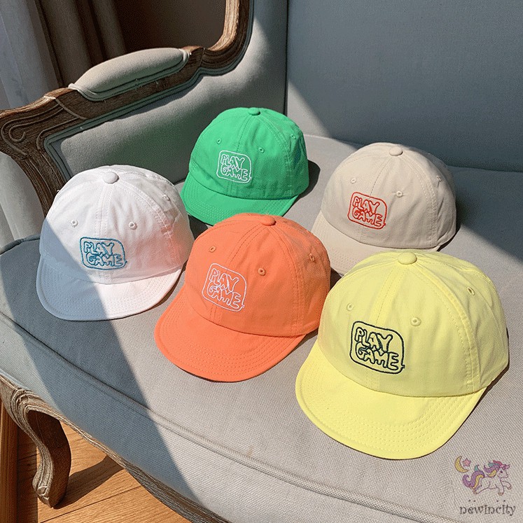 Mũ Lưỡi Trai Thêu Chữ Phong Cách Hàn Quốc Cho Bé