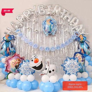 Set Bóng Sinh Nhật Elsa , Sinh Nhật Bé Gái