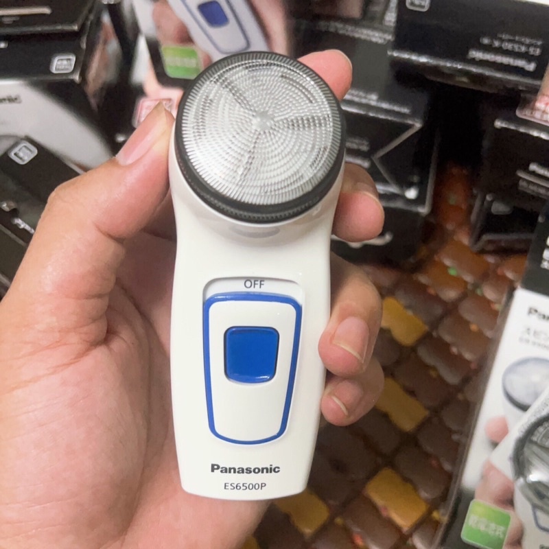 MÁY CẠO RÂU MINI DÙNG PIN PANASONIC ES-6500P MÁY CẠO RÂU CẦM TAY CAO CẤP