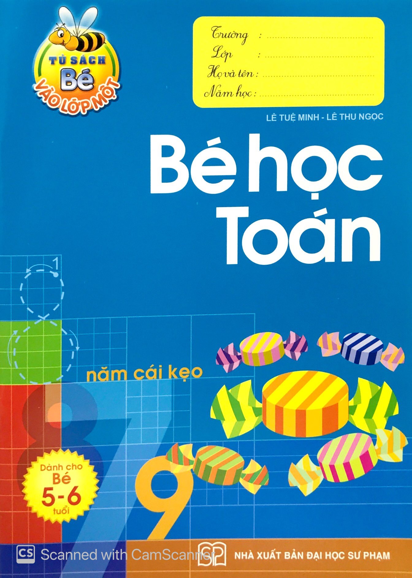 Sách Tủ Sách Bé Vào Lớp 1 - Bé Học Toán