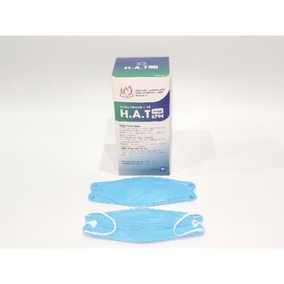 H.A.T MASK  Khẩu Trang Y Tế KF94 (Màu Xanh - Hộp 50 Cái)