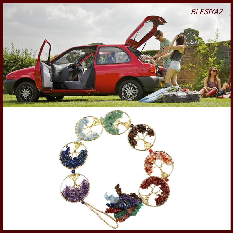 [BLESIYA2]Tree of Life Hanging Ornaments Wall Hanger Tumbled Decor Feng Shui Good Luck