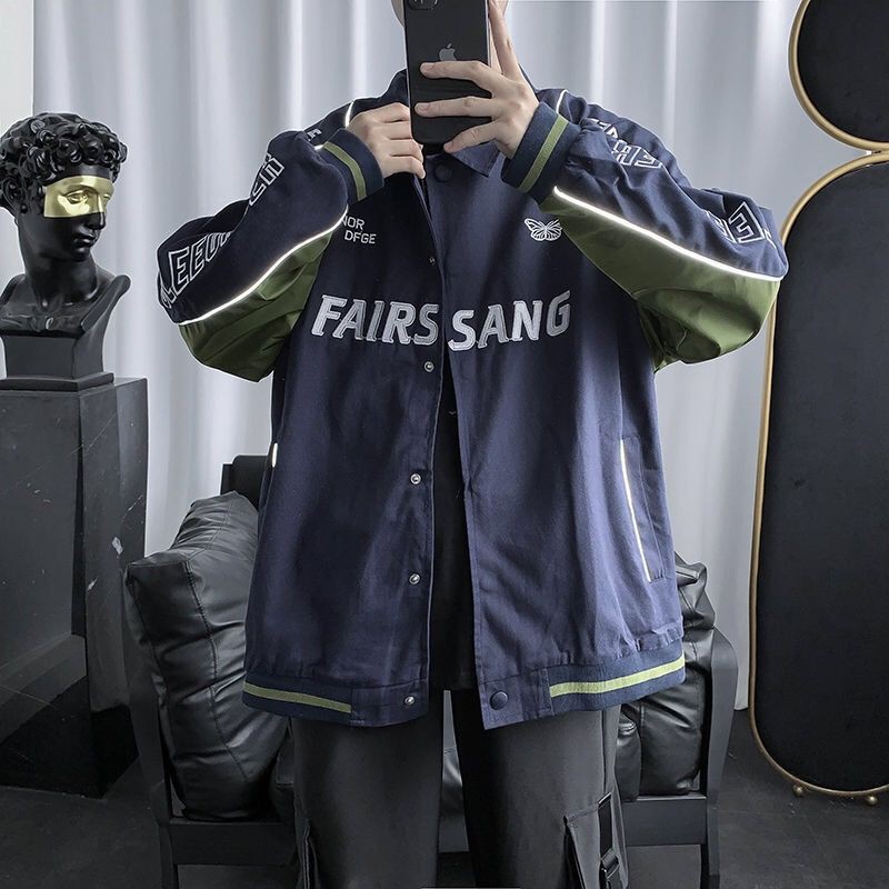 Áo Khoác Bóng Chày Cổ Vuông Dáng Rộng Thời Trang 2020 Cho Nam | BigBuy360 - bigbuy360.vn