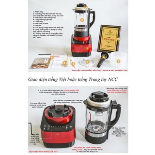 Máy làm sữa hạt RANBEM công nghệ Đức