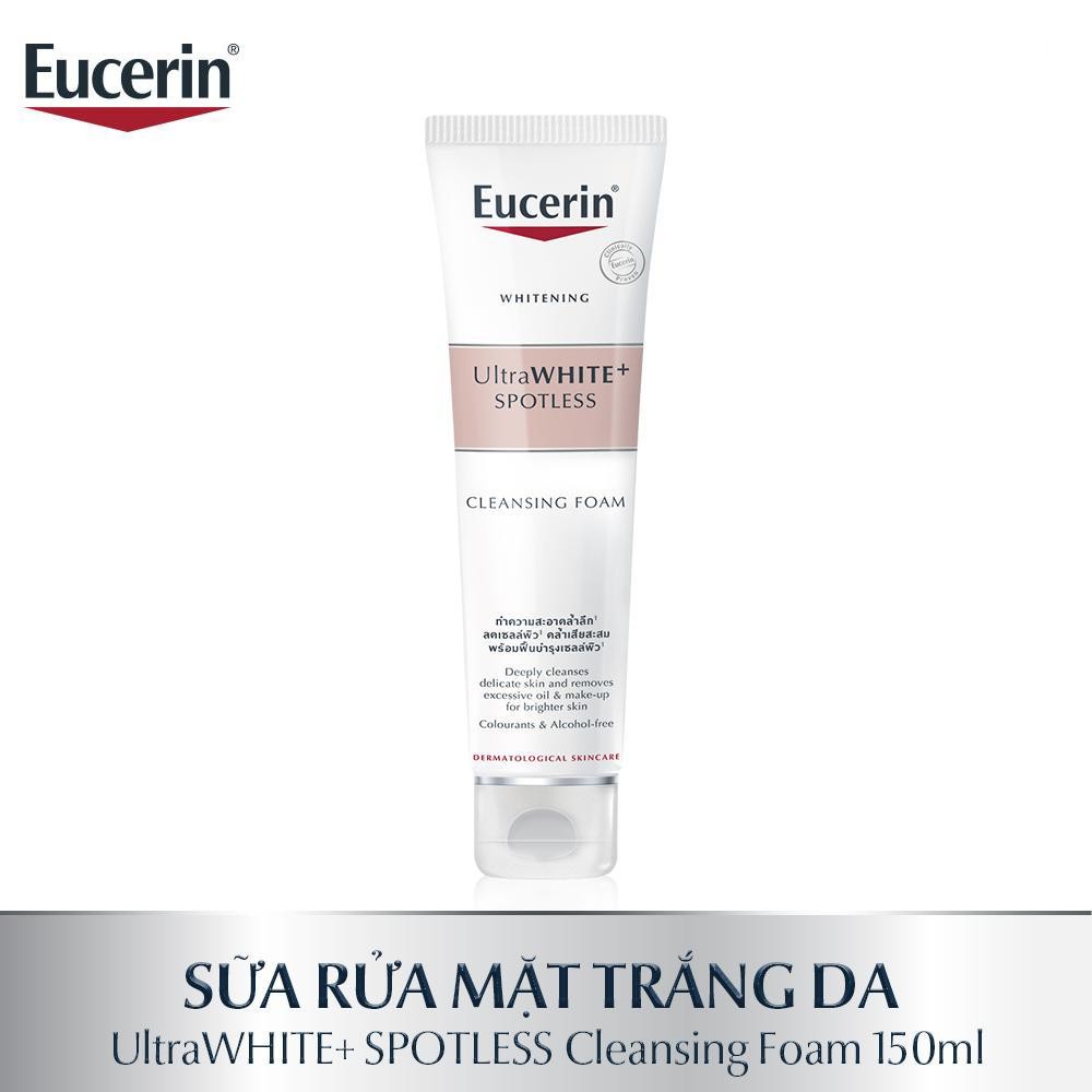 Sữa rửa mặt Eucerin Ultra White+ Spotless Cleansing Foam làm trắng da 150g