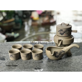 Bộ Ấm Chén Trà Cối Xay