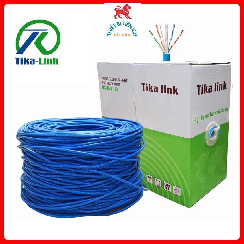 Dây mạng CAT 6 bấm sẵn 2 đầu 100m, 110m, 120m - Test thông mạng trước khi giao