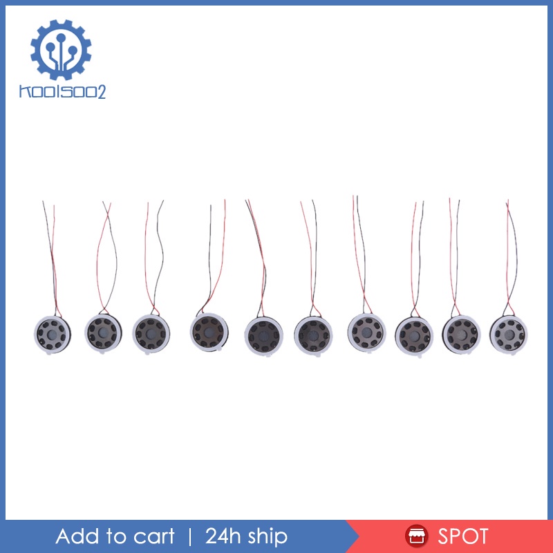 Set 10 Loa Âm Thanh Koolsoo2 20x20mm 1W 8ohm Chất Lượng Cao