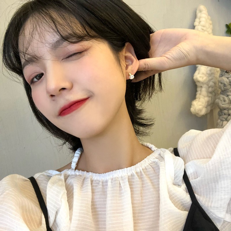 Bông Tai Hình Bóng Đèn Sáng Tạo Phong Cách Hàn Quốc A603