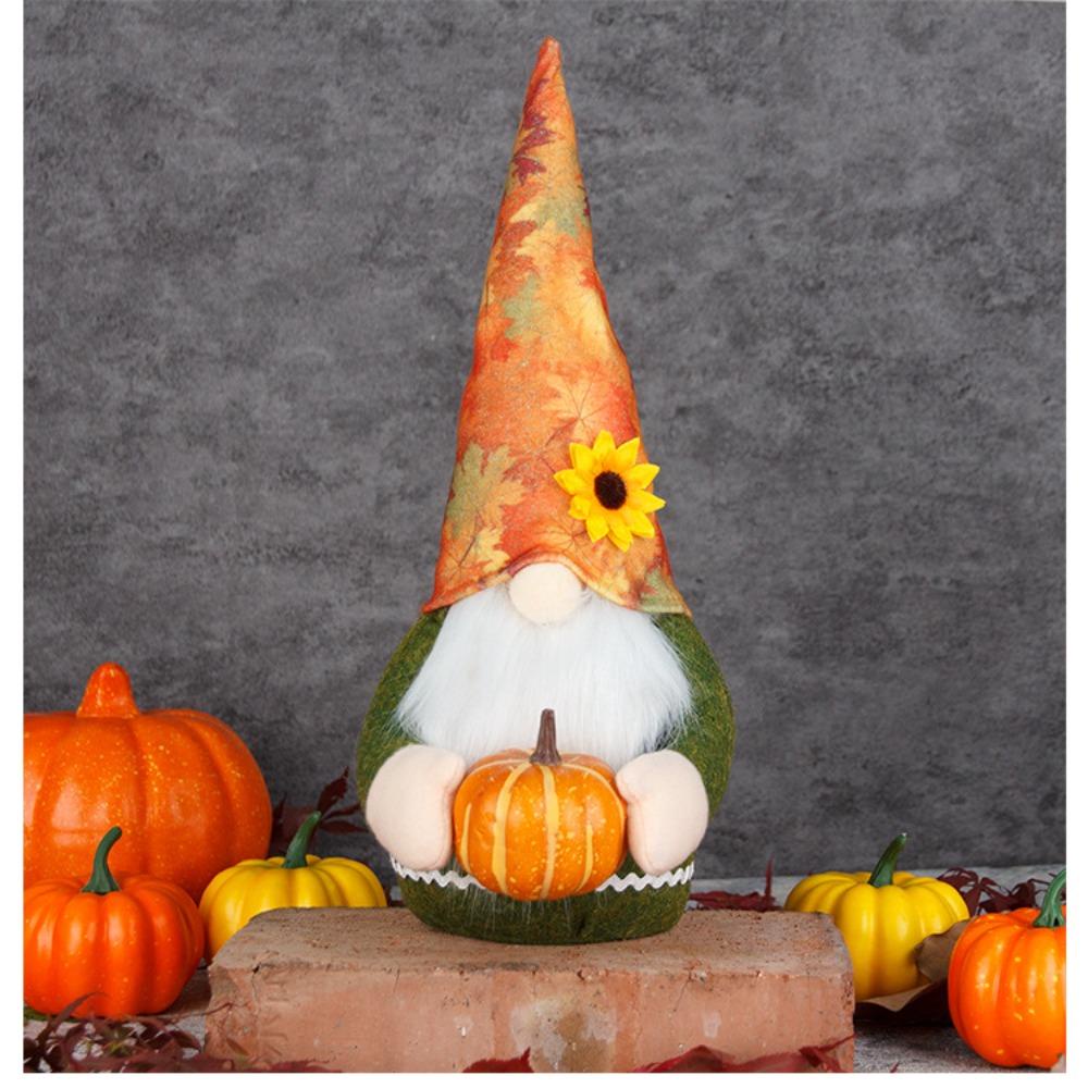 LANFY Búp Bê Gnome Lá Phong Bí Ngô Hoa Hướng Dương Lễ Tạ Ơn Mùa Thu