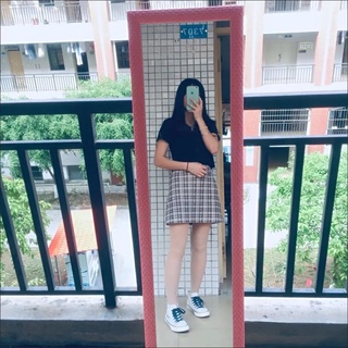 Chân Váy Kẻ CARO