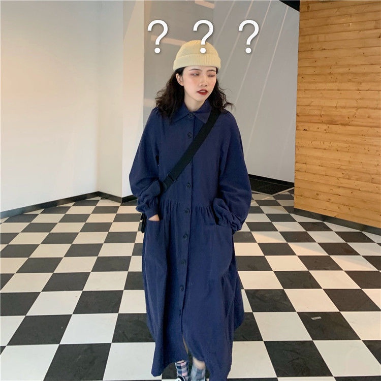 Đầm Dài Dáng Rộng Phong Cách Vintage Dành Cho Nữ