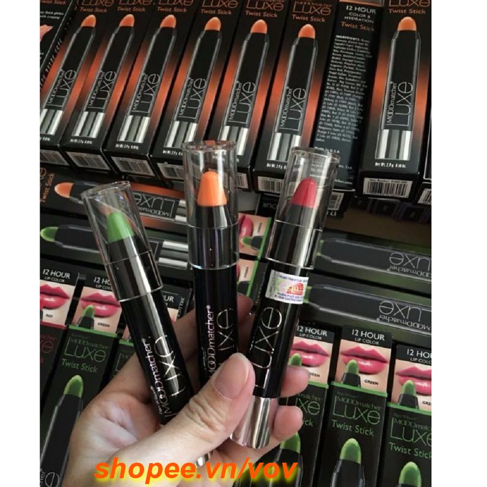Son Gió Moodmatcher Luxe Twist Sticks Màu Xanh Mỹ 100% chính hãng, vov cung cấp và bảo trợ.