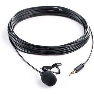 Micro cài áo có dây thu âm cho máy ảnh, máy quay | Saramonic SR-XLM1 (dây 6m)